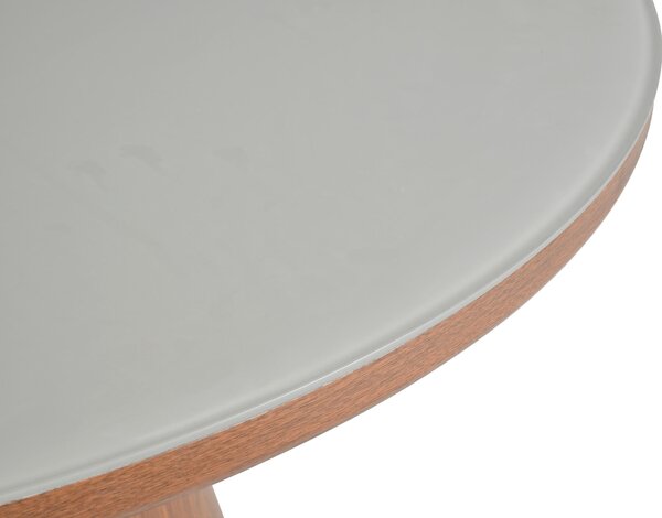 JEDÁLENSKÝ STÔL, tmavosivá, farba vlašského orecha, 120/76 cm MID.YOU - Stoly, Online Only