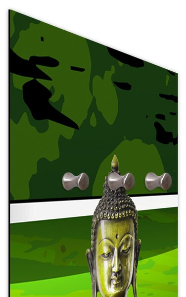 Vešiak na stenu Green Buddha Rozmery: 25 x 70 cm