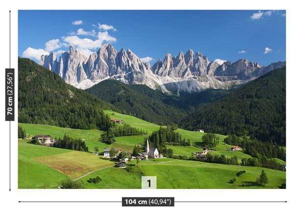 Fototapeta Vliesová Talianske dolomity 104x70 cm