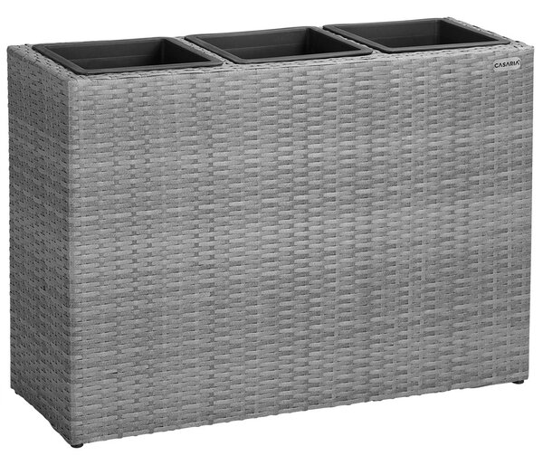 Kvetináč 83x30,5x60cm - šedý