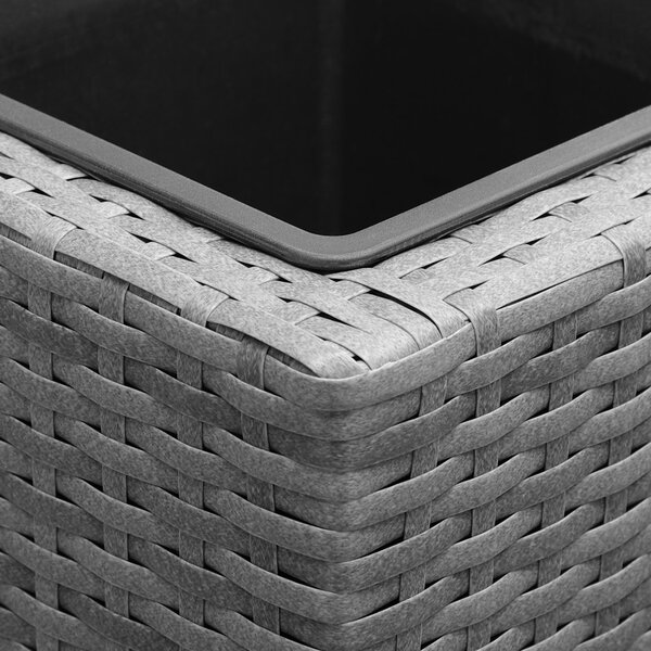 Kvetináč 83x30,5x60cm - šedý