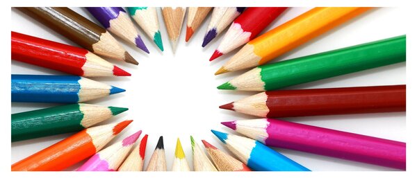 Obraz ceruziek (120x50 cm)