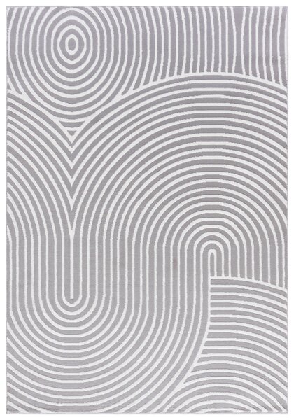 TA Koberec NG83B GRAY/WHITE ELLEN Sivý Obdĺžnikový Rozmer: 80x150 cm