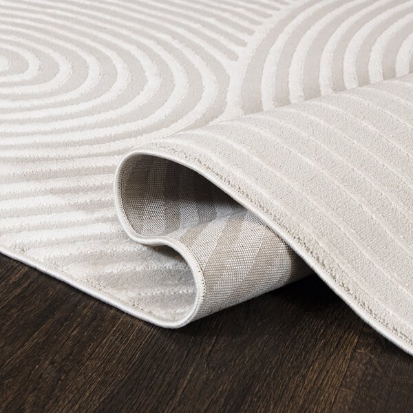 TA Koberec NG83B CREAM/CREAM ELLEN Krémový Obdĺžnikový Rozmer: 80x150 cm