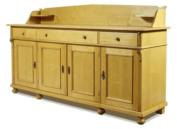 Široká komoda - buffet s nadstavbou