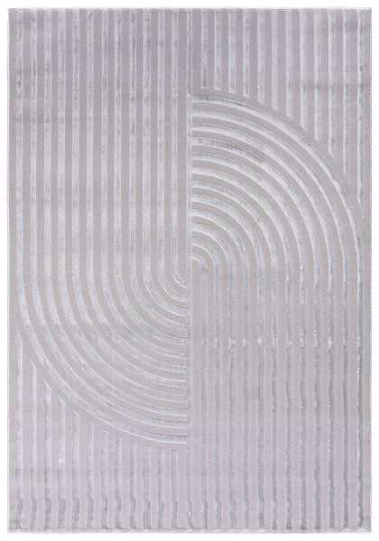 TA Koberec NG91A GRAY/GRAY ELLEN Sivý Obdĺžnikový Rozmer: 80x150 cm