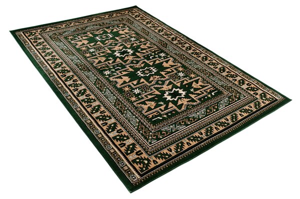 TA Koberec 9162A Z_GREEN EUFRAT BLX Zelený Obdĺžnikový Rozmer: 80x150 cm