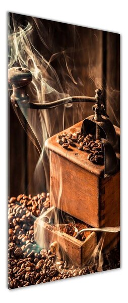 Foto obraz sklo tvrzené Zrnká kávy