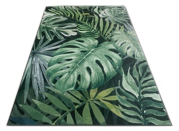 TA Koberec C139D FLANNEL PRINTED Sivý (flanelový) Obdĺžnikový Rozmer: 80x150 cm