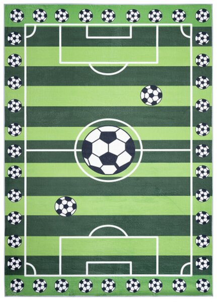 TA Koberec JXH-301 FLANNEL PRINTED Zelený Obdĺžnikový Rozmer: 80x150 cm
