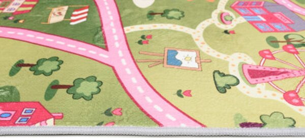 TA Koberec JWH FLANNEL PRINTED Zelený Obdĺžnikový Rozmer: 80x150 cm