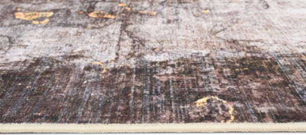 TA Koberec Y-272A FLANNEL PRINTED Sivý (flanelový) Obdĺžnikový Rozmer: 80x150 cm