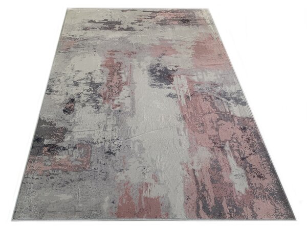 TA Koberec MRD-395 FLANNEL PRINTED Sivý (flanelový) Obdĺžnikový Rozmer: 80x150 cm