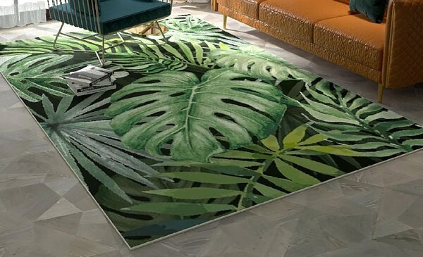 TA Koberec C139D FLANNEL PRINTED Sivý (flanelový) Obdĺžnikový Rozmer: 80x150 cm
