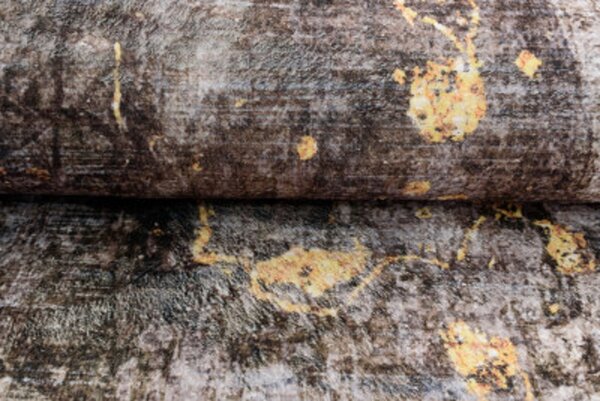 TA Koberec Y-272A FLANNEL PRINTED Sivý (flanelový) Obdĺžnikový Rozmer: 80x150 cm