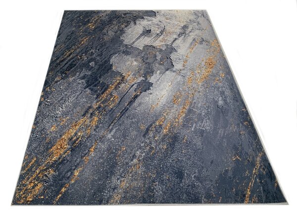 TA Koberec Y-271C FLANNEL PRINTED Sivý (flanelový) Obdĺžnikový Rozmer: 80x150 cm