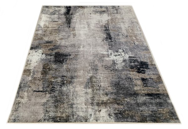 TA Koberec JZ-1113 FLANNEL PRINTED Sivý (flanelový) Obdĺžnikový Rozmer: 80x150 cm
