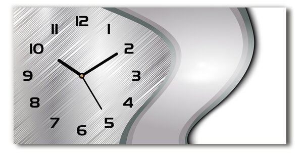 Vodorovné Sklenené hodiny na stenu Kokova abstrakcie