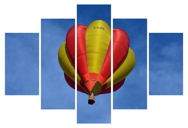 Obraz lietajúceho balóna (150x105 cm)