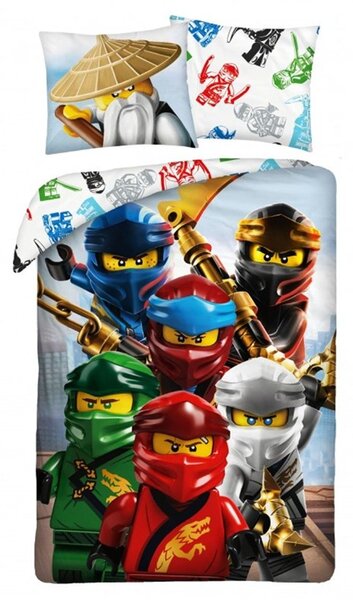 Detské obliečky Lego Ninjago 01 140x200 70x90 cm 100% Bavlna
