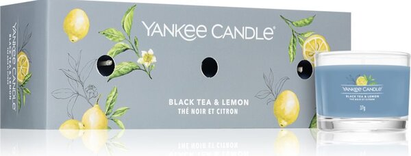 Yankee Candle Black Tea & Lemon darčeková sada