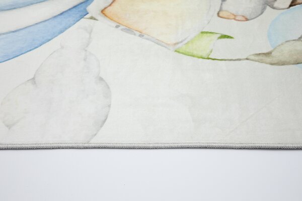 Detský koberec KIDS 2403139N obdĺžnikový – mäkký polyester Rozmer: 80x150 cm