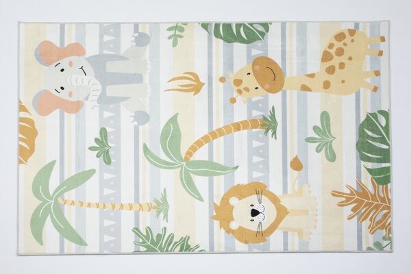 Detský koberec KIDS obdĺžnikový z polyesteru – jemný a odolný Rozmer: 80x150 cm