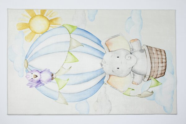 Detský koberec KIDS 2403139N obdĺžnikový – mäkký polyester Rozmer: 80x150 cm