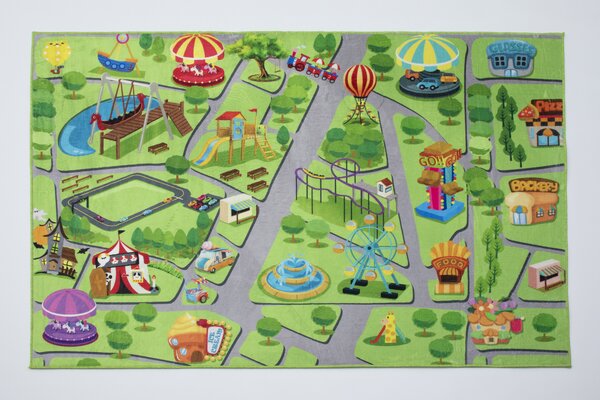 Detský koberec KIDS obdĺžnikový z polyesteru – jemný a odolný Rozmer: 80x150 cm