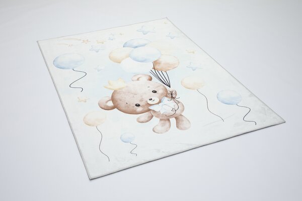 Detský koberec KIDS 2403178N obdĺžnikový – mäkký polyester Rozmer: 80x150 cm