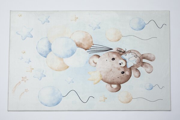 Detský koberec KIDS 2403178N obdĺžnikový – mäkký polyester Rozmer: 80x150 cm