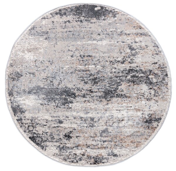 TA Koberec G509A WHITE/D_VIZON PORTLAND KOLO Biely Okrúhly Rozmer: 100x100 cm