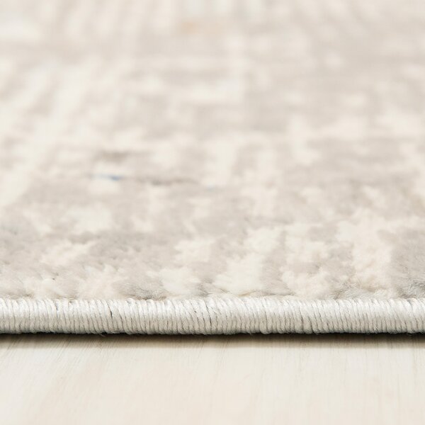 TA Koberec G513B WHITE/D_BLUE PORTLAND HIL Biely Obdĺžnikový Rozmer: 80x150 cm
