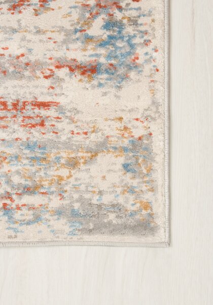 TA Koberec G509C WHITE/SALMON PORTLAND HIK Biely Obdĺžnikový Rozmer: 80x150 cm