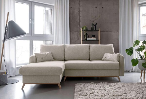 ROHOVÁ SEDAČKA, textil, béžová MID.YOU - Sedačky, Online Only