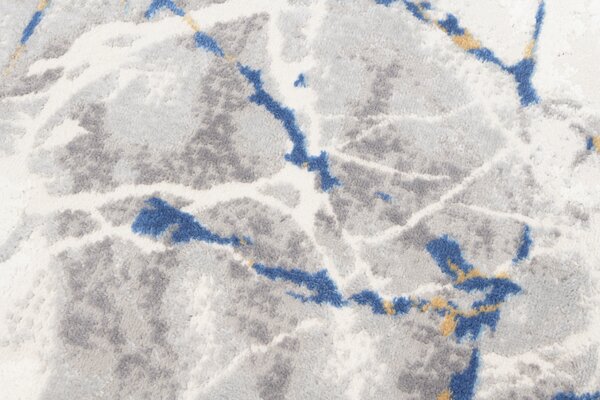 TA Koberec R216B L_GRAY/D_BLUE PORTLAND Modrý (tmavý) Obdĺžnikový Rozmer: 80x150 cm