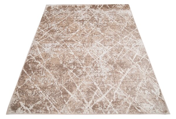 TA Koberec D054E WHITE/VIZON PORTLAND Biely Obdĺžnikový Rozmer: 80x150 cm