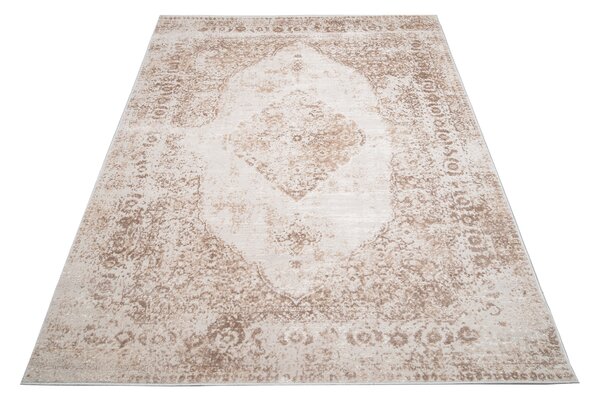TA Koberec D173E WHITE/VIZON PORTLAND Biely Obdĺžnikový Rozmer: 80x150 cm