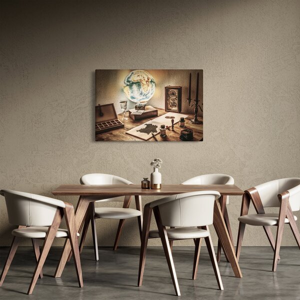 Obraz - cestovateľský stôl (90x60 cm)