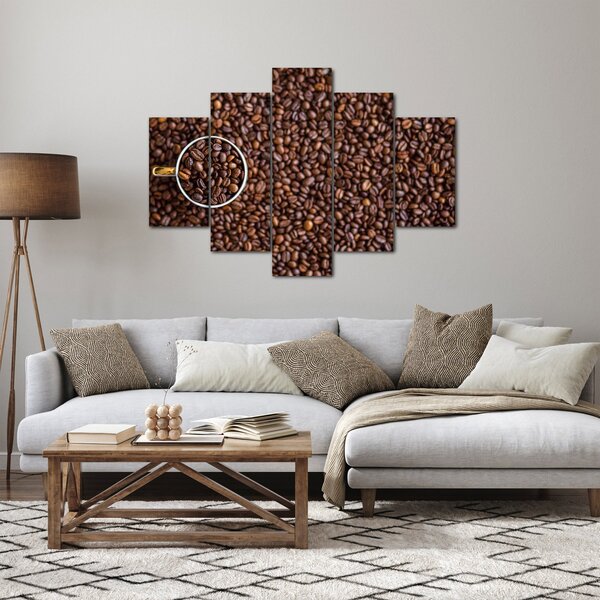 Obraz - kávové zrná (150x105 cm)