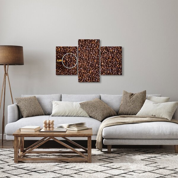 Obraz - kávové zrná (90x60 cm)