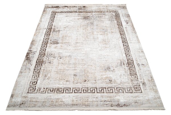 Béžový obdĺžnikový koberec Sahara – teplý odtieň do domova Rozmer: 80x150 cm