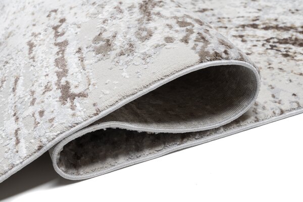 Koberec SAHARA K907D krémovo-sivý obdĺžnikový – turecká kvalita Rozmer: 80x150 cm