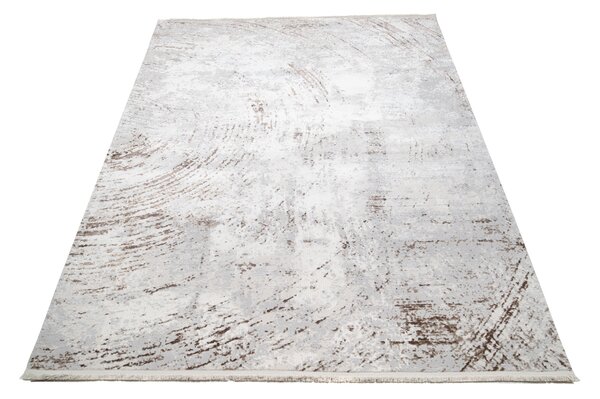 Koberec SAHARA K907D krémovo-sivý obdĺžnikový – turecká kvalita Rozmer: 80x150 cm