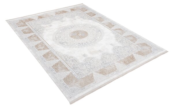 Koberec Sahara N761A krémovo-béžový obdĺžnikový – Turecká kvalita Rozmer: 80x150 cm