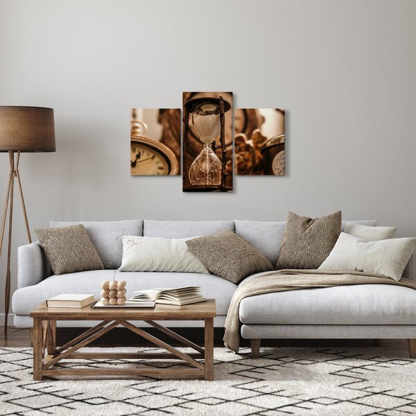 Obraz - presýpacie hodiny (90x60 cm)