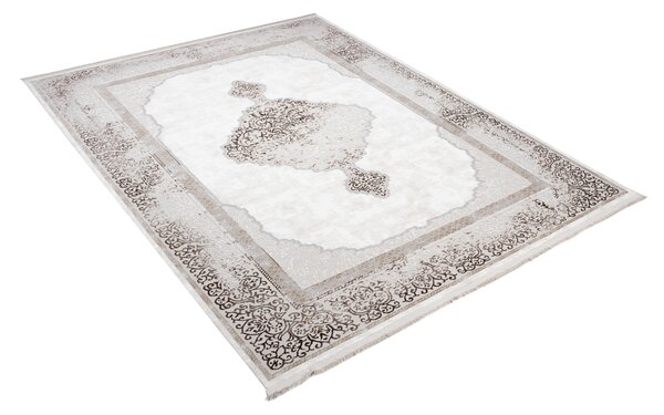 Koberec Sahara krémovo-hnedý obdĺžnikový – jemný dizajn pre domov Rozmer: 80x150 cm