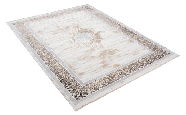 Koberec Sahara obdĺžnikový – krémovo-hnedý dizajn pre domov Rozmer: 80x150 cm