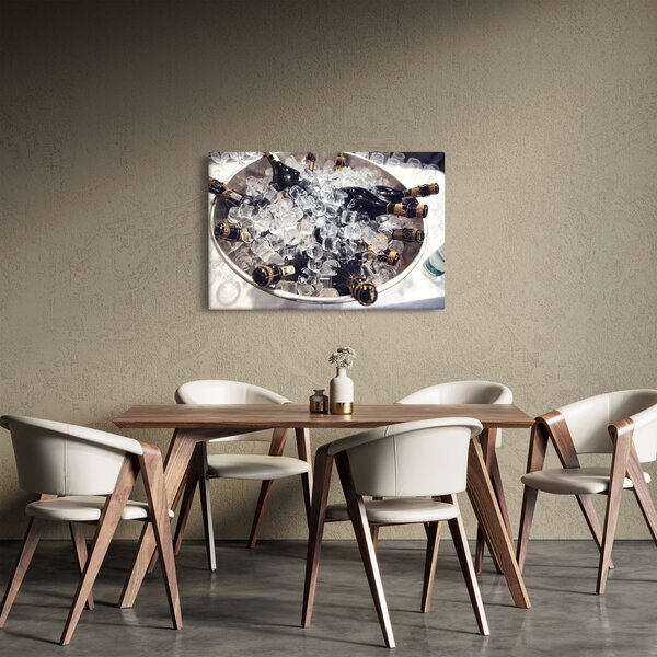 Obraz - šampanské v ľade (90x60 cm)