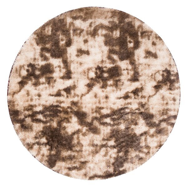 TA Koberec MR-580 Brown SILK DYED KOŁO Hnedý Okrúhly Rozmer: 130x130 cm